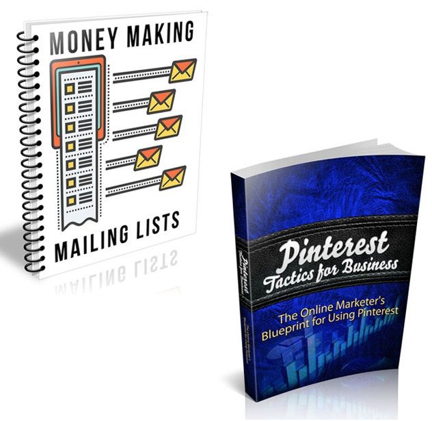 Bundle of Money Making Mailing Lists and Pinterest Tactics For Business